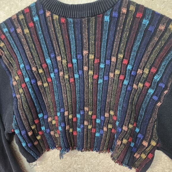 Peletti Sweaters - Vintage Peletti Cropped Sweater Size XL Coogi Vibes Lana